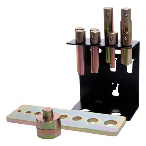 Jeu de poinçon de poussé pour presse 9pc