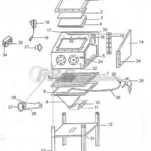 Cabine De Sablage 220L - Sableuse