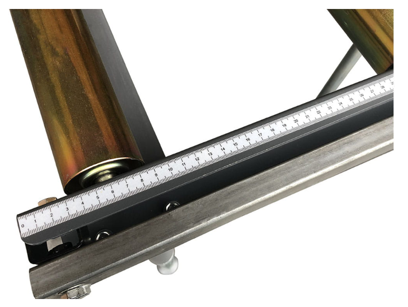 Support Réglable En Hauteur Pour Convoyeur à Rouleaux - Pied En Acier Inoxydable Pour Atelier, Sciage, Manutention Légère