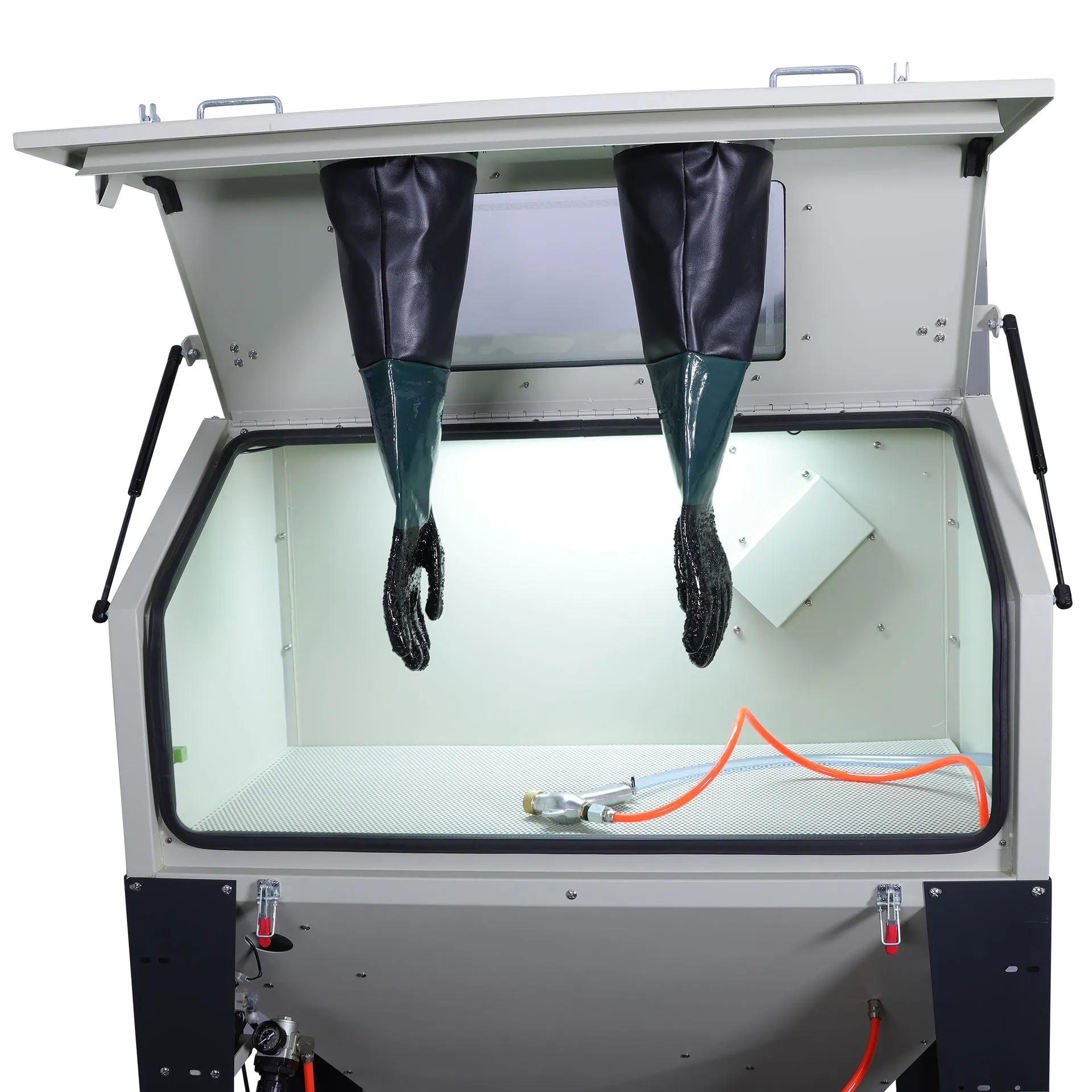 Cabine de sablage 420L + 50kg d'abrasif - PF – Image 4
