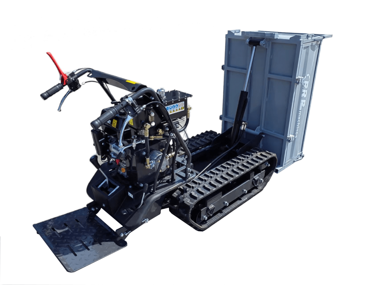 Brouette à chenilles plateau hydraulique 500 kg – boite Japan 6vitesses ...