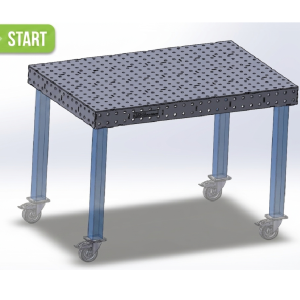 Table de soudure 800x1200x6mm en kit - Gamme Start